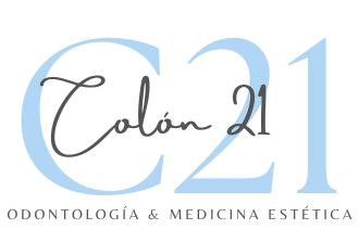 Logotipo clóinica dental colón 21 dentistas en vigo
